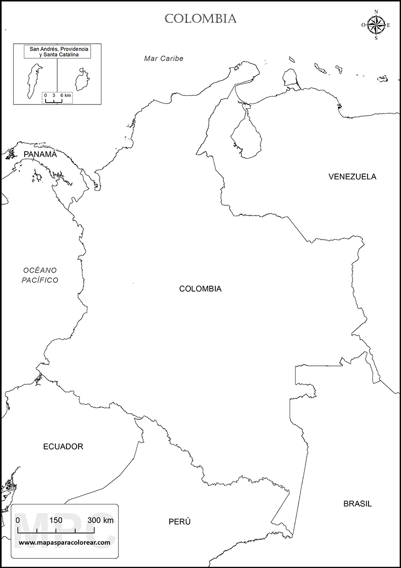 Resultado de imagen para fronteras geograficas de colombia para colorear